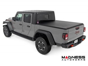 Jeep Gladiator JT Bed Cover - Roll Up - Rough Country - Soft Jeep Gladiator JT Bed Cover - Roll Up - Rough Country - Soft